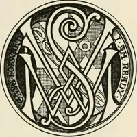 An illustration from One hundred book plates engraved on wood (1901)
