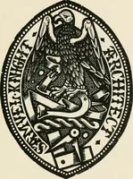 An illustration from One hundred book plates engraved on wood (1901)