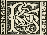 An illustration from One hundred book plates engraved on wood (1901)