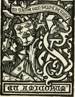 An illustration from One hundred book plates engraved on wood (1901)