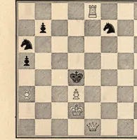 An illustration from One hundred chess problems (1883)