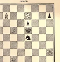 An illustration from One hundred chess problems (1883)
