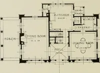 An illustration from One hundred country houses : modern American examples (1909)
