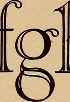 An illustration from One hundred loose leaf lessons in lettering with pen and brush; Gordon system, adapting the familiar music staff as an aid to correct alignment and construction of letters, introducing a series of alphabets for show card writing and commercial art work (1920)