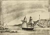 An illustration from One hundredth anniversary of the building of "Cleopatra's Barge" 1816-1916. Catalog of the commemorative exhibition held at the Peabody Museum ... July 17-September 30, 1916 (1916)