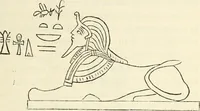 An illustration from The one primeval language traced experimentally through ancient inscriptions in alphabetic characters of lost powers from the four continents including the voice of Israel from the rocks of Sinai and the vestiges of patriarchal tradition from the monuments of Egypt, Eturia, and southern Arabia (1851)