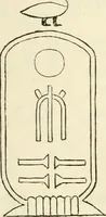 An illustration from The one primeval language traced experimentally through ancient inscriptions in alphabetic characters of lost powers from the four continents including the voice of Israel from the rocks of Sinai and the vestiges of patriarchal tradition from the monuments of Egypt, Eturia, and southern Arabia (1851)