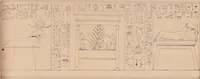 An illustration from The one primeval language traced experimentally through ancient inscriptions in alphabetic characters of lost powers from the four continents including the voice of Israel from the rocks of Sinai and the vestiges of patriarchal tradition from the monuments of Egypt, Eturia, and southern Arabia (1851)