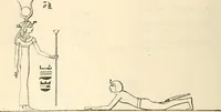 An illustration from The one primeval language traced experimentally through ancient inscriptions in alphabetic characters of lost powers from the four continents including the voice of Israel from the rocks of Sinai and the vestiges of patriarchal tradition from the monuments of Egypt, Eturia, and southern Arabia (1851)