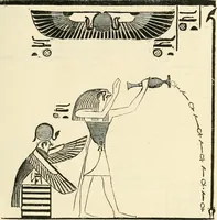 An illustration from The one primeval language traced experimentally through ancient inscriptions in alphabetic characters of lost powers from the four continents including the voice of Israel from the rocks of Sinai and the vestiges of patriarchal tradition from the monuments of Egypt, Eturia, and southern Arabia (1851)