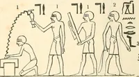 An illustration from The one primeval language traced experimentally through ancient inscriptions in alphabetic characters of lost powers from the four continents including the voice of Israel from the rocks of Sinai and the vestiges of patriarchal tradition from the monuments of Egypt, Eturia, and southern Arabia (1851)