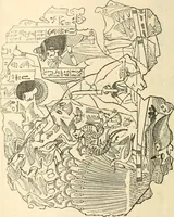 An illustration from The one primeval language traced experimentally through ancient inscriptions in alphabetic characters of lost powers from the four continents including the voice of Israel from the rocks of Sinai and the vestiges of patriarchal tradition from the monuments of Egypt, Eturia, and southern Arabia (1851)