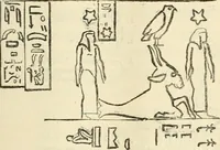 An illustration from The one primeval language traced experimentally through ancient inscriptions in alphabetic characters of lost powers from the four continents including the voice of Israel from the rocks of Sinai and the vestiges of patriarchal tradition from the monuments of Egypt, Eturia, and southern Arabia (1851)