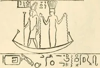 An illustration from The one primeval language traced experimentally through ancient inscriptions in alphabetic characters of lost powers from the four continents including the voice of Israel from the rocks of Sinai and the vestiges of patriarchal tradition from the monuments of Egypt, Eturia, and southern Arabia (1851)