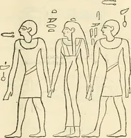 An illustration from The one primeval language traced experimentally through ancient inscriptions in alphabetic characters of lost powers from the four continents including the voice of Israel from the rocks of Sinai and the vestiges of patriarchal tradition from the monuments of Egypt, Eturia, and southern Arabia (1851)