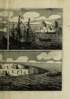 An illustration from Ongeluckige voyagie van't schip Batavia nae de Oost-Indien, gebleven op de Abrolhos van Frederick Houtman ... vytgevaren onder den E. Francoys Pelsert : vervatende, soo't verongelucken des schips, als de grouwelijcke moorderijen onder 't gebergde scheeps-volck, op't eylant Bataviaes kerck-hof voorgevallen ... Nevens, Een treur-bly-eynde onggheluck des Oost-Indische Compagnies dienaers in 't jaer 1636, weder-varen in 't conincklijcke hof van Siam, in de stadt Judia, onder de directie van den E. Jeremias van Vliet. Als mede de groote tyrannye van Abas, coninck van Persien, anno 1645 ... (1647)