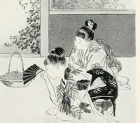 An illustration from On pastimes and amusements of the Japanese (1899)