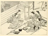 An illustration from On pastimes and amusements of the Japanese (1899)