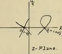 An illustration from On some geometric properties and applications of conformal rational transformations in a plane (1912)