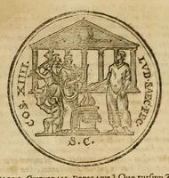 An illustration from Onvphrii Panvinii veronensis, De lvdis circensibvs, libri II. De trivmphis, liber vnvs. Quibus vniuersa ferè romanorvm vetervm sacra ritvsq. declarantvr, ac figuris aeneis illustrantur (1681)