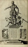 An illustration from Oorsprongk, Begin, en Vervolgh der Nederlandsche Oorlogen, beroerten, en Borgerlyke Oneenigheden : beginnende met d'opdracht der selve Landen, gedaen by Keyser Karel den Vijfden, aen sijnen Soon Konink Philippus van Spanjen, en eindigende met het einde van 't jaer M D C (1679)