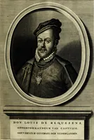 An illustration from Oorsprongk, Begin, en Vervolgh der Nederlandsche Oorlogen, beroerten, en Borgerlyke Oneenigheden : beginnende met d'opdracht der selve Landen, gedaen by Keyser Karel den Vijfden, aen sijnen Soon Konink Philippus van Spanjen, en eindigende met het einde van 't jaer M D C (1679)