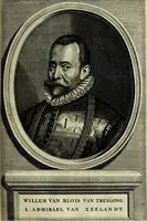 An illustration from Oorsprongk, Begin, en Vervolgh der Nederlandsche Oorlogen, beroerten, en Borgerlyke Oneenigheden : beginnende met d'opdracht der selve Landen, gedaen by Keyser Karel den Vijfden, aen sijnen Soon Konink Philippus van Spanjen, en eindigende met het einde van 't jaer M D C (1679)