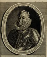 An illustration from Oorsprongk, Begin, en Vervolgh der Nederlandsche Oorlogen, beroerten, en Borgerlyke Oneenigheden : beginnende met d'opdracht der selve Landen, gedaen by Keyser Karel den Vijfden, aen sijnen Soon Konink Philippus van Spanjen, en eindigende met het einde van 't jaer M D C (1679)