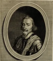An illustration from Oorsprongk, Begin, en Vervolgh der Nederlandsche Oorlogen, beroerten, en Borgerlyke Oneenigheden : beginnende met d'opdracht der selve Landen, gedaen by Keyser Karel den Vijfden, aen sijnen Soon Konink Philippus van Spanjen, en eindigende met het einde van 't jaer M D C (1679)