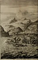 An illustration from Oorsprongk, Begin, en Vervolgh der Nederlandsche Oorlogen, beroerten, en Borgerlyke Oneenigheden : beginnende met d'opdracht der selve Landen, gedaen by Keyser Karel den Vijfden, aen sijnen Soon Konink Philippus van Spanjen, en eindigende met het einde van 't jaer M D C (1679)