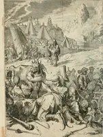 An illustration from Oost-Indische voyagie; vervattende veel voorname voorvallen en ongemeene oreemde geschiedenissen, bloedige zee- en landtgevechten tegen de Portugeesen en Makassaren .. (1676)