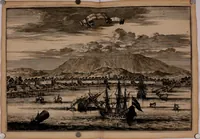 Picture 57 of 62 from Oost-Indische voyagie; vervattende veel voorname voorvallen en ongemeene oreemde geschiedenissen, bloedige zee- en landtgevechten tegen de Portugeesen en Makassaren .. (1676), leaf 579