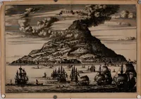 An illustration from Oost-Indische voyagie; vervattende veel voorname voorvallen en ongemeene oreemde geschiedenissen, bloedige zee- en landtgevechten tegen de Portugeesen en Makassaren .. (1676)