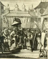 Picture 13 of 62 from Oost-Indische voyagie; vervattende veel voorname voorvallen en ongemeene oreemde geschiedenissen, bloedige zee- en landtgevechten tegen de Portugeesen en Makassaren .. (1676), leaf 72