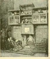 An illustration from The open fireplace in all ages (1886)