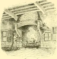 An illustration from The open fireplace in all ages (1886)