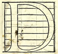Picture 66 of 76 from Opera di frate Vespasiano Amphiareo da Ferrara dell'ordine minore conventvale, nella qvale s'insegna a scrivere varie sorti di lettere : & massime una lettera bastarda da lui nouamente con sua industria ritrouata, laquale serue al cancellaresco & mercantesco : poi insegna a far l'inchiostro negrissimo con tanta facilità, che ciascuno per semplice che sia, lo saprà far da se : anchora a macinar l'oro, & scriuere con esso come si farà con l'inchiostro, parimente a scriuere con l'azurro, & col cenaprio : opera vtilissima, e molto necessaria all'uso humano : aggivntovi di nvovo dve bellissimi alpha beti di maiuscole, che nell'altre impressioni non si sono piu stampati (1572), leaf 103