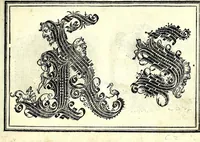 Picture 20 of 76 from Opera di frate Vespasiano Amphiareo da Ferrara dell'ordine minore conventvale, nella qvale s'insegna a scrivere varie sorti di lettere : & massime una lettera bastarda da lui nouamente con sua industria ritrouata, laquale serue al cancellaresco & mercantesco : poi insegna a far l'inchiostro negrissimo con tanta facilità, che ciascuno per semplice che sia, lo saprà far da se : anchora a macinar l'oro, & scriuere con esso come si farà con l'inchiostro, parimente a scriuere con l'azurro, & col cenaprio : opera vtilissima, e molto necessaria all'uso humano : aggivntovi di nvovo dve bellissimi alpha beti di maiuscole, che nell'altre impressioni non si sono piu stampati (1572), leaf 55