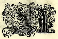 Picture 40 of 76 from Opera di frate Vespasiano Amphiareo da Ferrara dell'ordine minore conventvale, nella qvale s'insegna a scrivere varie sorti di lettere : & massime una lettera bastarda da lui nouamente con sua industria ritrouata, laquale serue al cancellaresco & mercantesco : poi insegna a far l'inchiostro negrissimo con tanta facilità, che ciascuno per semplice che sia, lo saprà far da se : anchora a macinar l'oro, & scriuere con esso come si farà con l'inchiostro, parimente a scriuere con l'azurro, & col cenaprio : opera vtilissima, e molto necessaria all'uso humano : aggivntovi di nvovo dve bellissimi alpha beti di maiuscole, che nell'altre impressioni non si sono piu stampati (1572), leaf 77