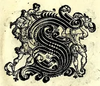 Picture 44 of 76 from Opera di frate Vespasiano Amphiareo da Ferrara dell'ordine minore conventvale, nella qvale s'insegna a scrivere varie sorti di lettere : & massime una lettera bastarda da lui nouamente con sua industria ritrouata, laquale serue al cancellaresco & mercantesco : poi insegna a far l'inchiostro negrissimo con tanta facilità, che ciascuno per semplice che sia, lo saprà far da se : anchora a macinar l'oro, & scriuere con esso come si farà con l'inchiostro, parimente a scriuere con l'azurro, & col cenaprio : opera vtilissima, e molto necessaria all'uso humano : aggivntovi di nvovo dve bellissimi alpha beti di maiuscole, che nell'altre impressioni non si sono piu stampati (1572), leaf 79