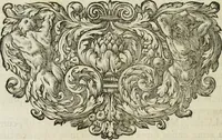 An illustration from Opera historica et philologica, sacra et profana. In quibus historia Boica, res augustanae, conversio & passio ss. martyrum Afrae, Hilariae, Dignae [et al.] ... continentur (1682)