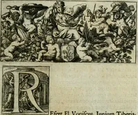 An illustration from Opera historica et philologica, sacra et profana. In quibus historia Boica, res augustanae, conversio & passio ss. martyrum Afrae, Hilariae, Dignae [et al.] ... continentur (1682)