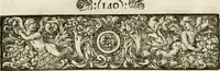 An illustration from Opera historica et philologica, sacra et profana. In quibus historia Boica, res augustanae, conversio & passio ss. martyrum Afrae, Hilariae, Dignae [et al.] ... continentur (1682)