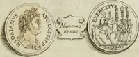 An illustration from Opera historica et philologica, sacra et profana. In quibus historia Boica, res augustanae, conversio & passio ss. martyrum Afrae, Hilariae, Dignae [et al.] ... continentur (1682)