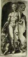 An illustration from Opera historica et philologica, sacra et profana. In quibus historia Boica, res augustanae, conversio & passio ss. martyrum Afrae, Hilariae, Dignae [et al.] ... continentur (1682)
