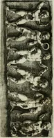 An illustration from Opera historica et philologica, sacra et profana. In quibus historia Boica, res augustanae, conversio & passio ss. martyrum Afrae, Hilariae, Dignae [et al.] ... continentur (1682)