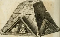 An illustration from Opera historica et philologica, sacra et profana. In quibus historia Boica, res augustanae, conversio & passio ss. martyrum Afrae, Hilariae, Dignae [et al.] ... continentur (1682)