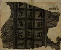 An illustration from Opera historica et philologica, sacra et profana. In quibus historia Boica, res augustanae, conversio & passio ss. martyrum Afrae, Hilariae, Dignae [et al.] ... continentur (1682)
