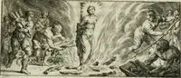 An illustration from Opera historica et philologica, sacra et profana. In quibus historia Boica, res augustanae, conversio & passio ss. martyrum Afrae, Hilariae, Dignae [et al.] ... continentur (1682)