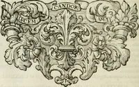 An illustration from Opera historica et philologica, sacra et profana. In quibus historia Boica, res augustanae, conversio & passio ss. martyrum Afrae, Hilariae, Dignae [et al.] ... continentur (1682)